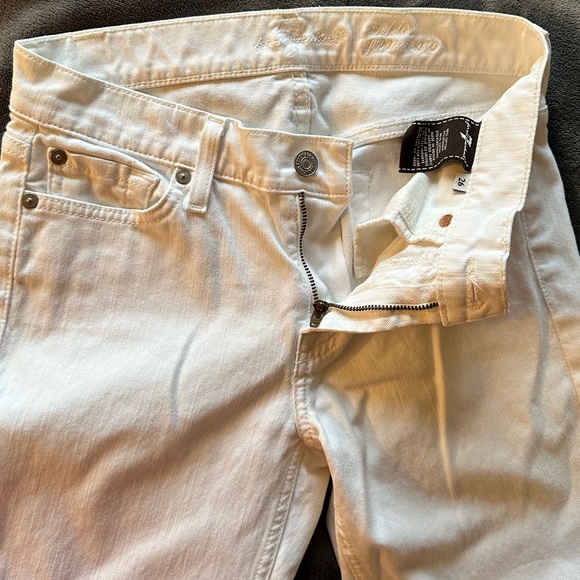 7 for All Mankind Gwenevere ankle jean, clean white, 26 - Picture 7 of 10